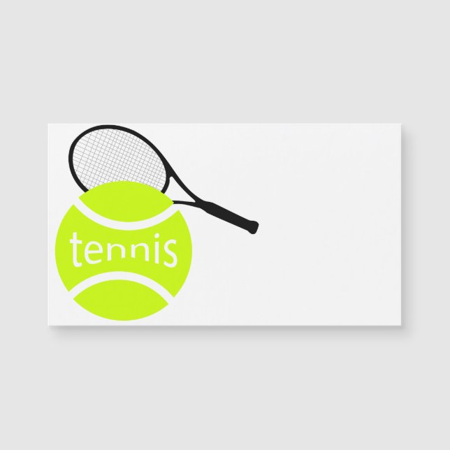 Tennis Magnetkarte (Vorderseite)
