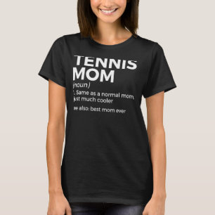 Tennis-Mama als beste Mama je T-Shirt