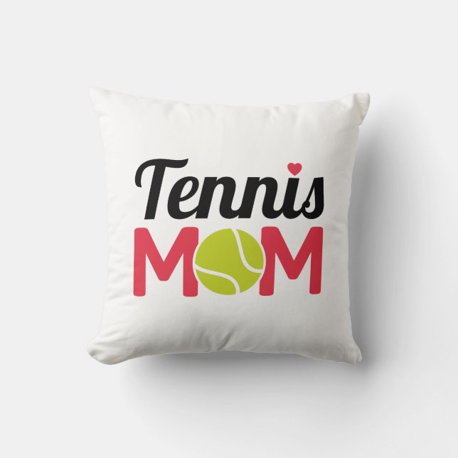 Tennis-Mama Kissen (Vorderseite)