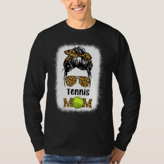Tennis Mama Mama Leopard Cheetah Print T-Shirt