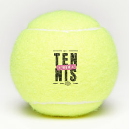 Tennis Mama Moderne Typografie Thema Muttertag Tennisbälle
