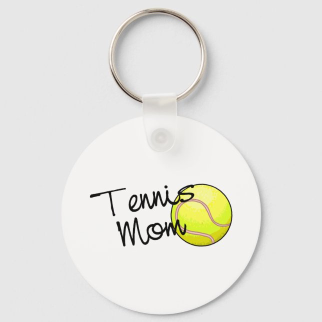 Tennis-Mama Schlüsselanhänger (Vorderseite)