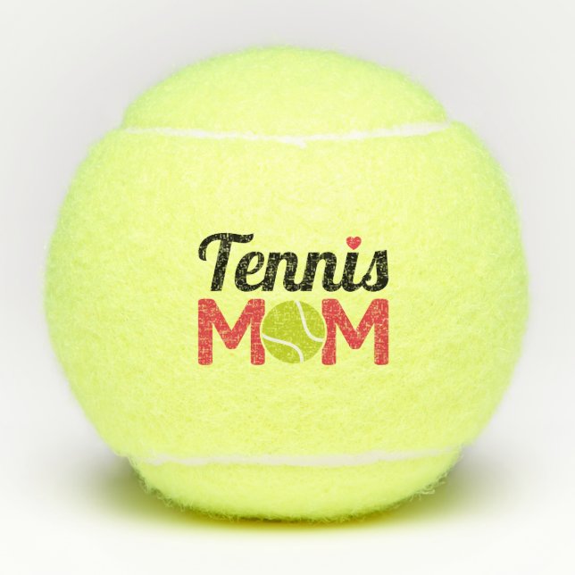 Tennis-Mama Tennisbälle (Vorderseite)