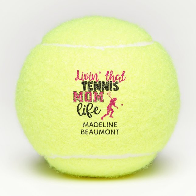 Tennis-Mama Tennisbälle (Vorderseite)