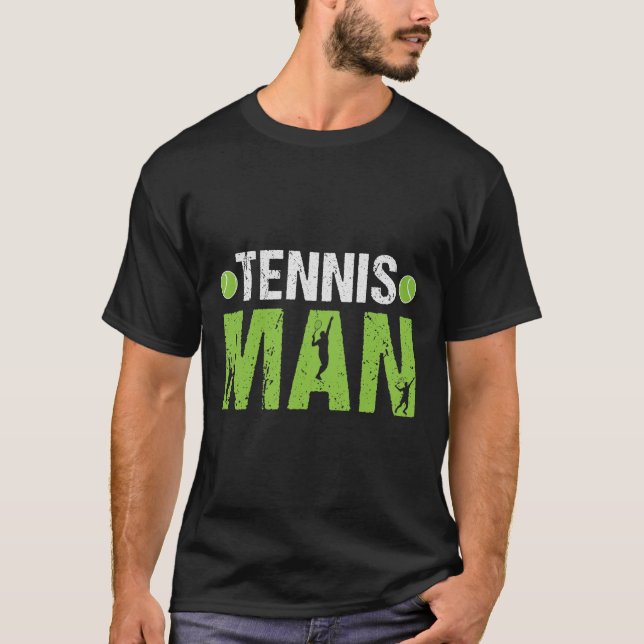 Tennis Man T-Shirt (Vorderseite)
