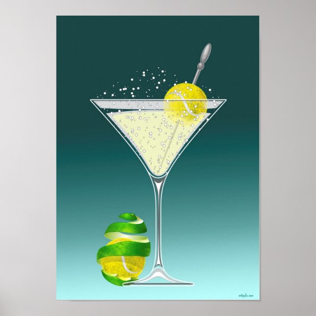 Tennis Martini, Tennis Poster (Vorne)