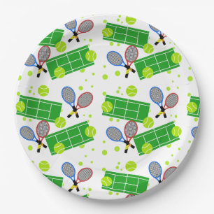 Tennis-Match Pappteller