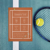 Tennis Match Party Tennis Geburtstagsparty