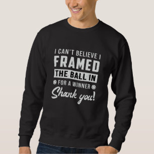 Tennis Match Racket Spielplatz Sportgeschenk Sweatshirt