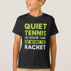 Tennis Match Racket Spielplatz Sportgeschenk T-Shirt