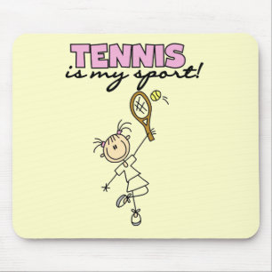 Tennis meine Sport-T-Shirts und Geschenke Mousepad