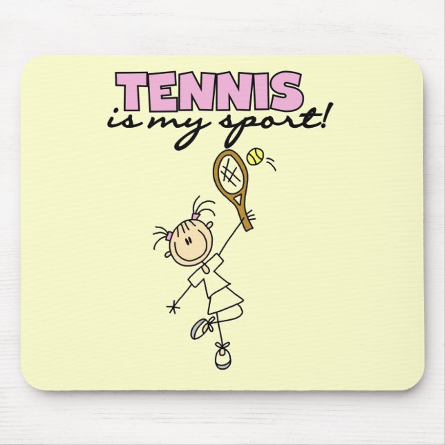 Tennis meine Sport-T-Shirts und Geschenke Mousepad (Vorne)