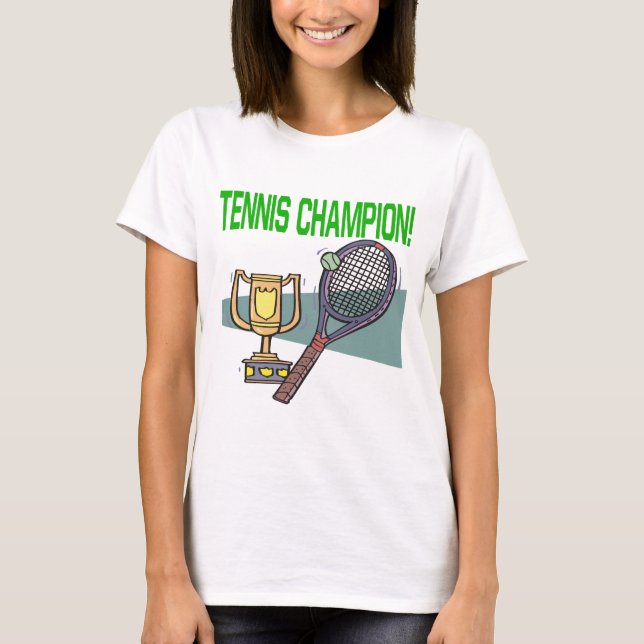 Tennis-Meister T-Shirt (Vorderseite)