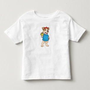 Tennis mit Tennisball spielen Kleinkind T-shirt