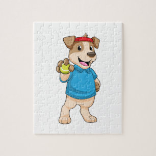 Tennis mit Tennisball spielen Puzzle