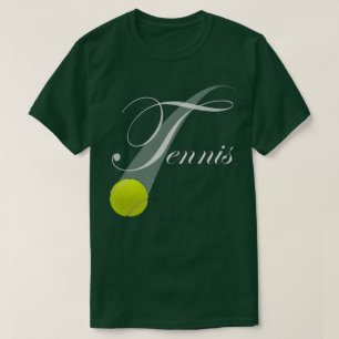 Tennis mit Tennisball T-Shirt