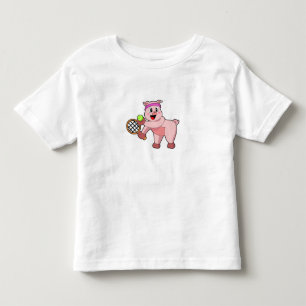 Tennis mit Tennisschläger Kleinkind T-shirt