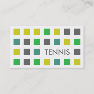 TENNIS (Mod-Quadrate) Visitenkarte