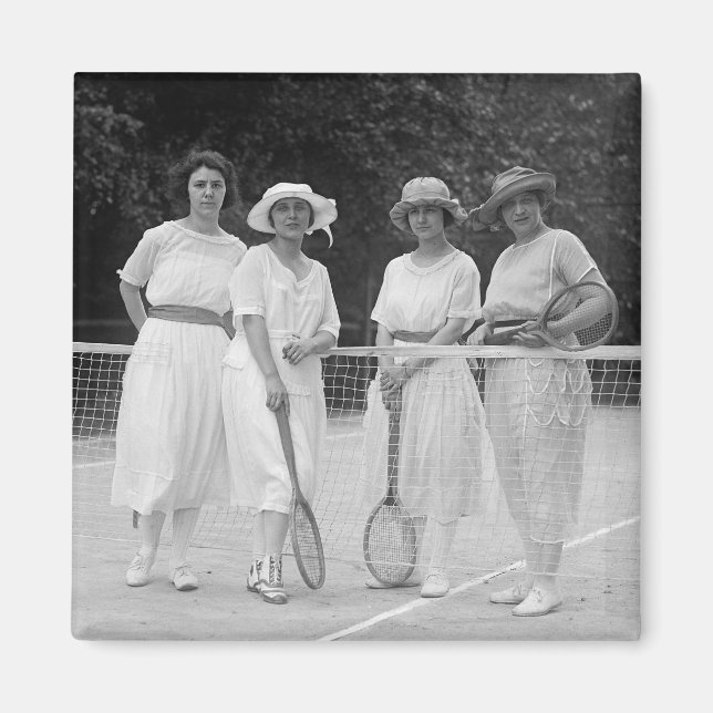 Tennis-Mode der 1920er Magnet (Vorne)