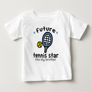 Tennis mögen Bruder Baby T-shirt