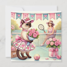 Tennis Mother Day for Cat Lovers
