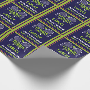 Tennis Name Age Sentiment Geburtstag Geschenkpapier