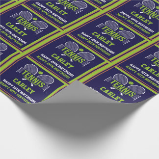 Tennis Name Age Sentiment Geburtstag Geschenkpapier