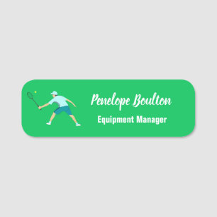 Tennis Namensschild