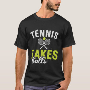 Tennis nimmt Kugeln T-Shirt