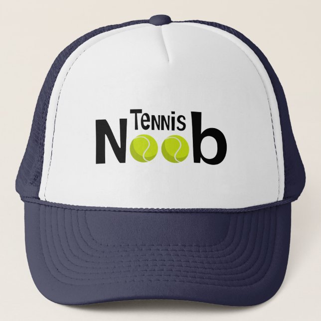 Tennis noob truckerkappe (Vorderseite)