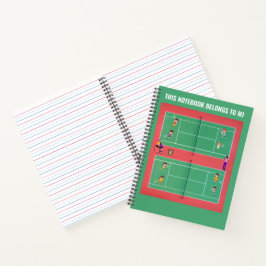 Tennis Notizbuch