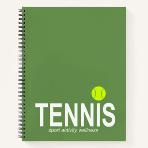Tennis Notizbuch