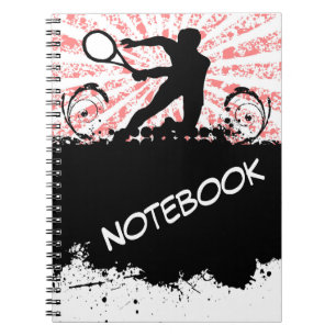 Tennis Notizbuch Notizblock
