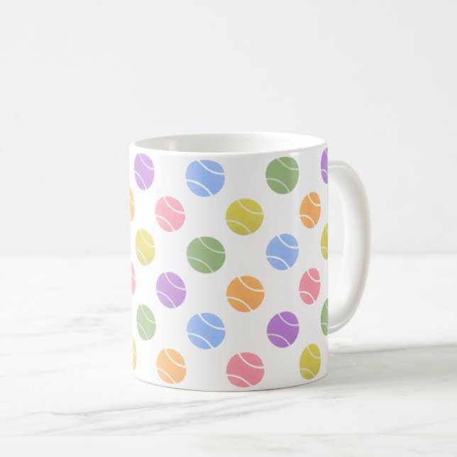 Tennis Novelty Kaffeetasse (VorderseiteRechts)