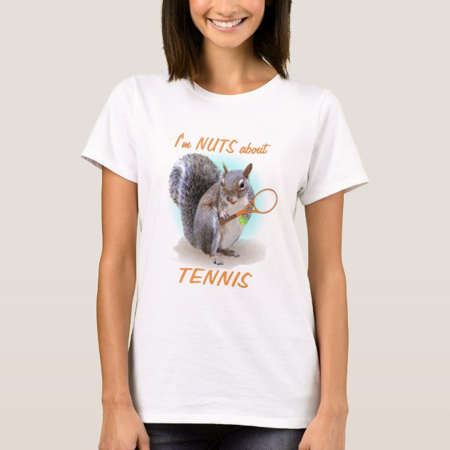 Tennis-Nuss T-Shirt (Vorderseite)