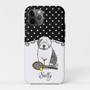 Tennis Old English Sheepdog (Grau 1) Hund Niedlich Case-Mate iPhone Hülle