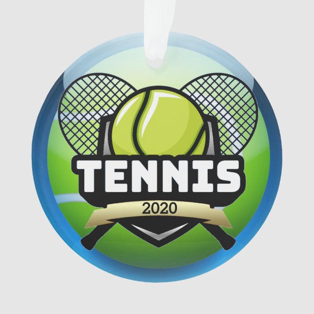 Tennis Ornament (Vorderseite)
