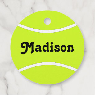 Tennis Party Benutzerdefinierter Spielername oder  Geschenkanhänger