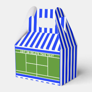 Tennis Party Geschenkbox Geschenkschachtel