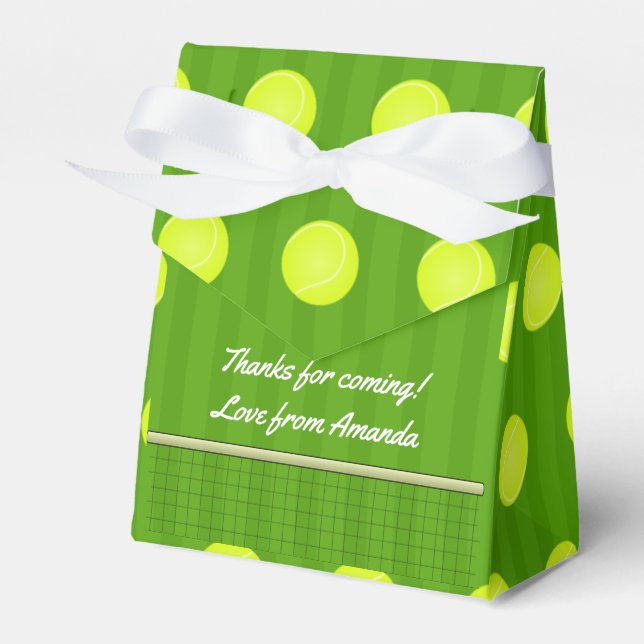 Tennis Party Guest Geschenkschachtel (Vorderseite)