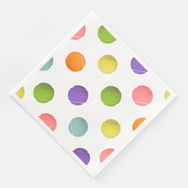 Tennis-Party Serviette (Ecke)