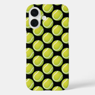 Tennis Pattern Coole Sportgeschenke iPhone 16 Hülle