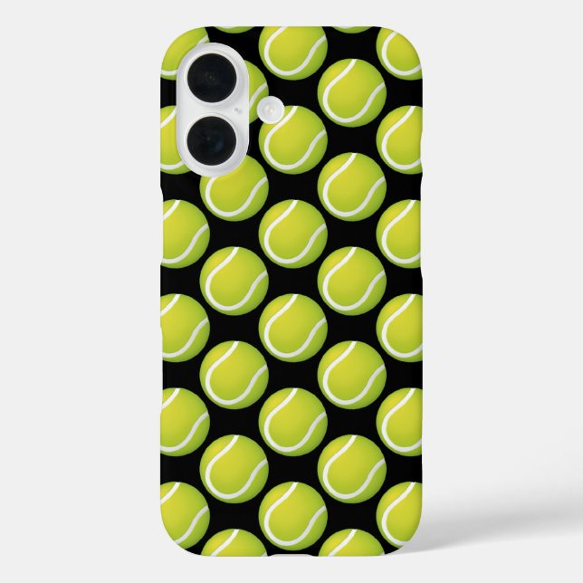 Tennis Pattern | Coole Sportgeschenke Case-Mate iPhone Hülle (Rückseite)