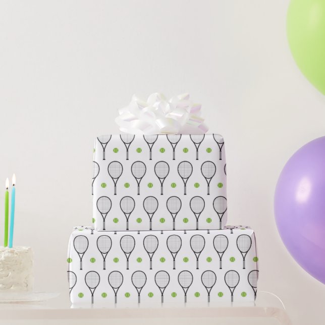 Tennis Pattern Geschenkpapier (Partygeschenke)