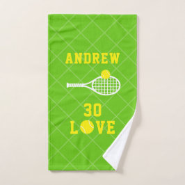 Tennis Personalisiert 30 Lieben Geburtstag Sport H Handtuch