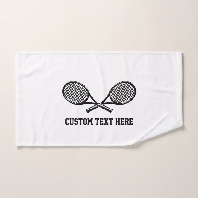 Tennis Personalized White Team Club Player Girls Handtuch (Handtuch)