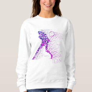 Tennis Pink Pixels Sweatshirt