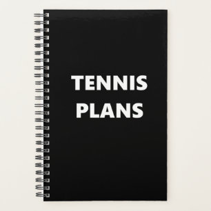 Tennis Planner Sport Thema Tennis Pläne Planer