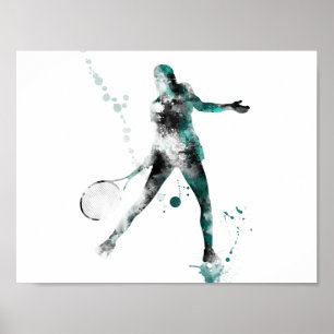 TENNIS PLAYER 3 - Poster