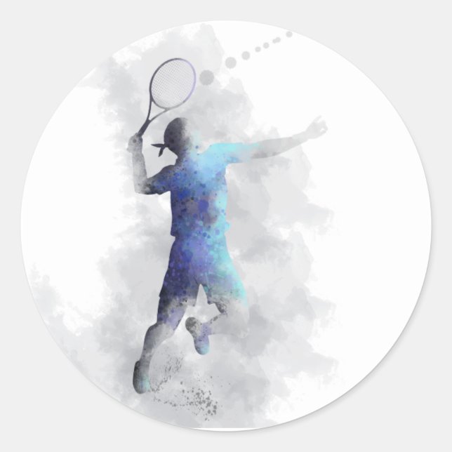TENNIS PLAYER - Aufkleber (Vorderseite)